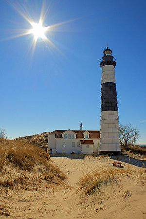 Sunshine at Big Sable Point lighthouse