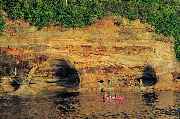 Pictured rocks cave.