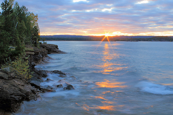 Sunset at Presque Isle